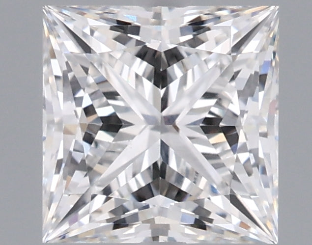 1.56 Carat Princess Shaped, Ideal Cut, D Color, VVS2 Clarity, IGI Certified Lab Grown Diamond
