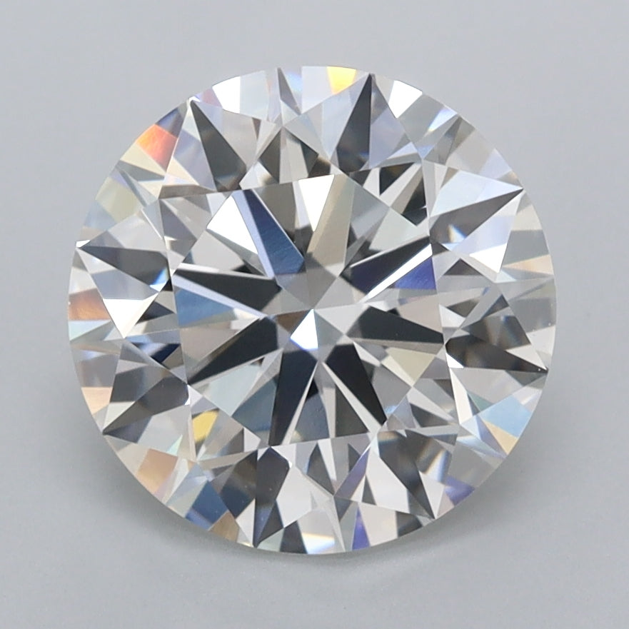 3.00 Carat Round Shaped, Ideal Cut, F Color, VVS2 Clarity, IGI Certified Lab Grown Diamond