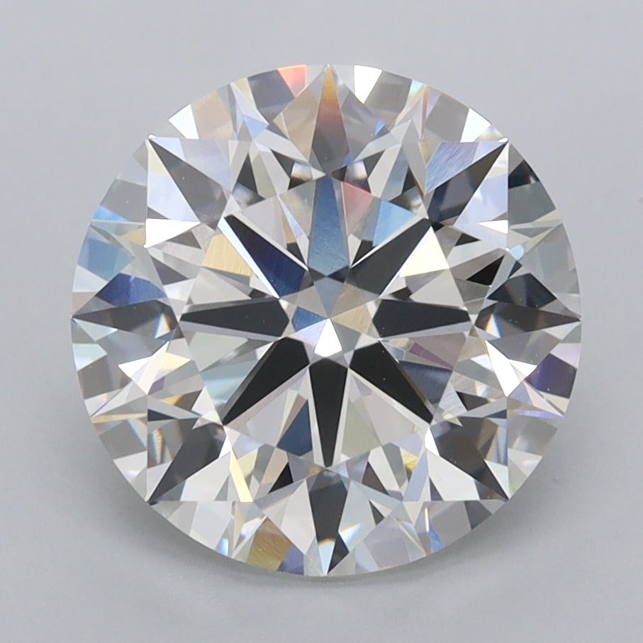 3.53 Carat Round Shaped, Ideal Cut, F Color, VVS2 Clarity, IGI Certified Lab Grown Diamond