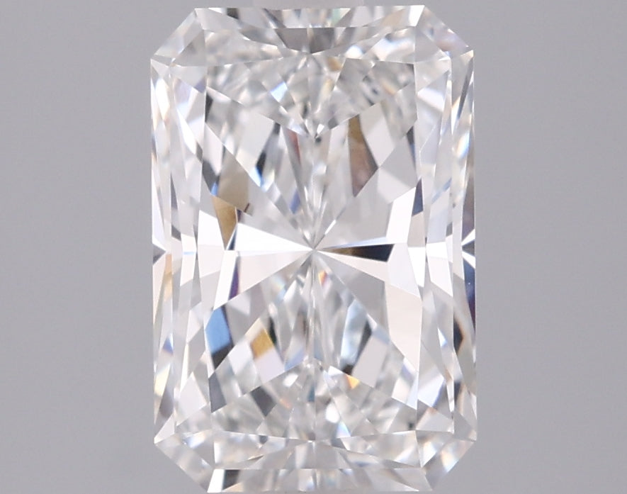 2.01 Carat Radiant Shaped, Excellent Cut, E Color, VVS1 Clarity, IGI Certified Lab Grown Diamond
