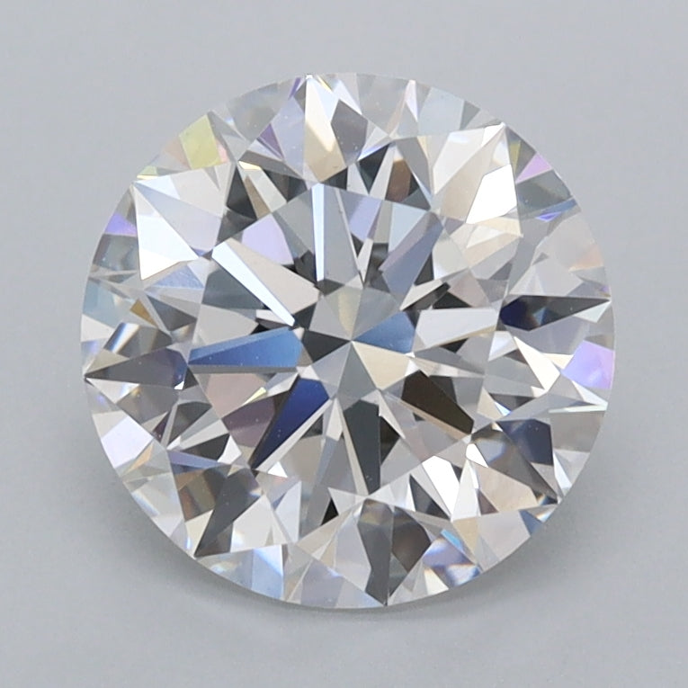 2.02 Carat Round Shaped, Ideal Cut, D Color, VVS2 Clarity, IGI Certified Lab Grown Diamond
