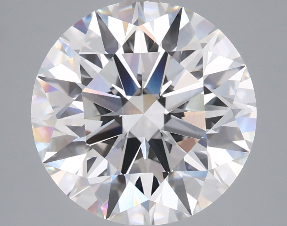 5.02 Carat Round Shaped, Ideal Cut, F Color, VVS2 Clarity, IGI Certified Lab Grown Diamond