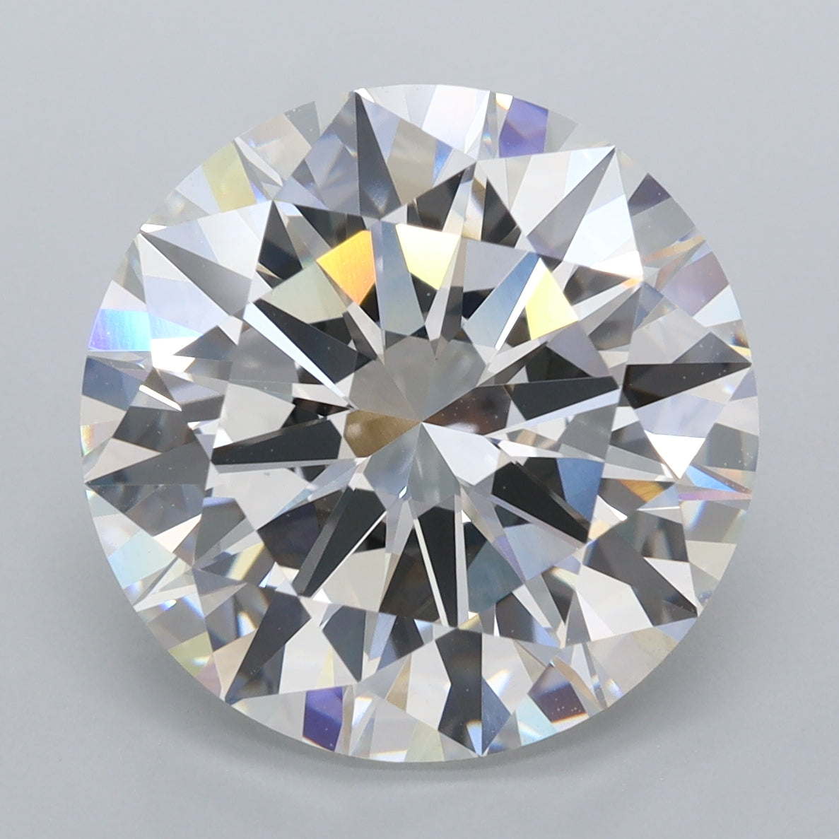 8.05 Carat Round Shaped, Excellent Cut, E Color, VVS2 Clarity, IGI Certified Lab Grown Diamond