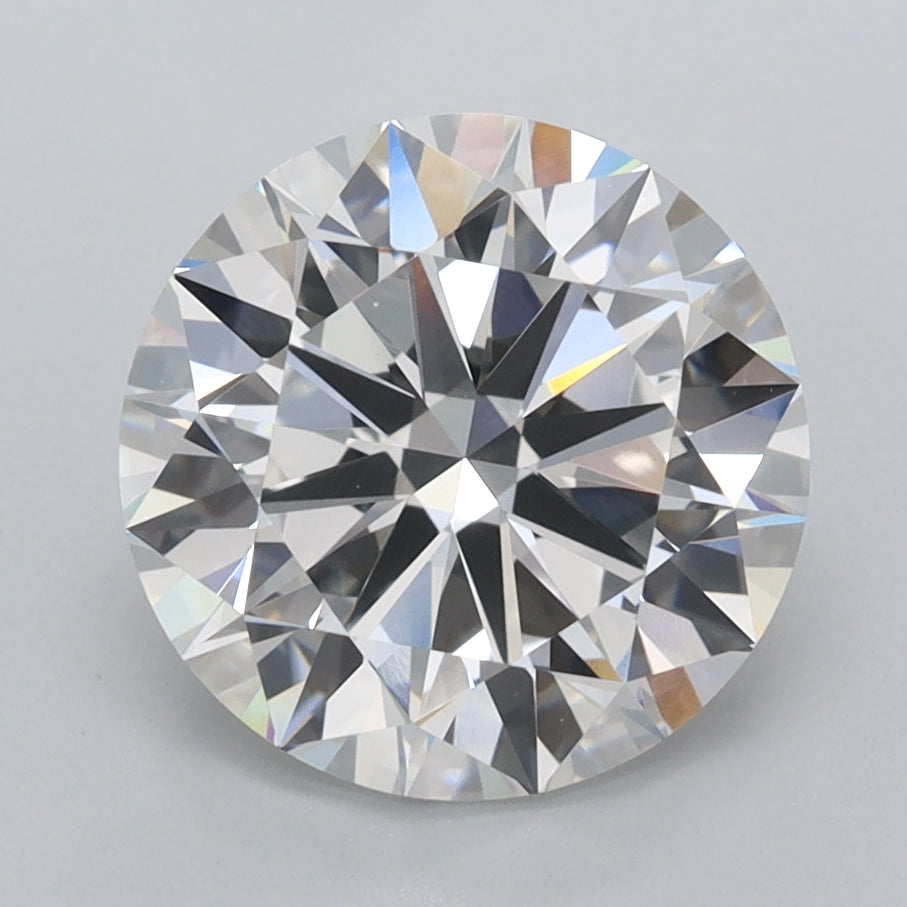 3.01 Carat Round Shaped, Excellent Cut, F Color, VVS2 Clarity, IGI Certified Lab Grown Diamond