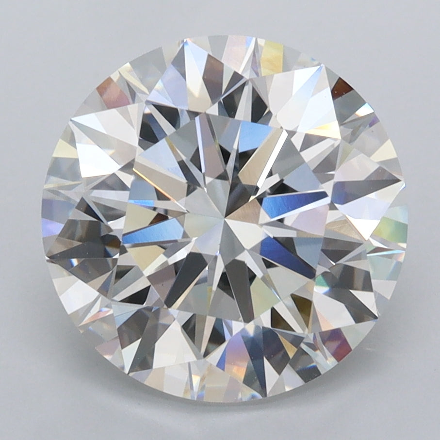 3.07 Carat Round Shaped, Ideal Cut, F Color, VVS2 Clarity, IGI Certified Lab Grown Diamond