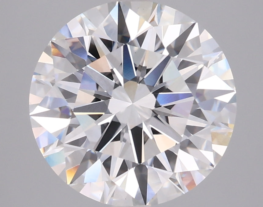 4.04 Carat Round Shaped, Ideal Cut, E Color, VVS2 Clarity, IGI Certified Lab Grown Diamond