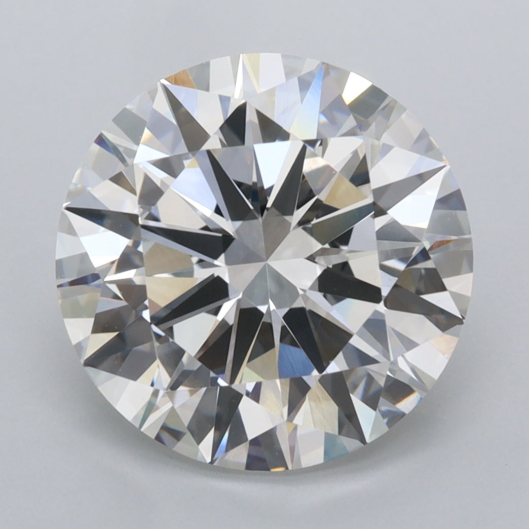 5.03 Carat Round Shaped, Excellent Cut, F Color, VVS2 Clarity, IGI Certified Lab Grown Diamond
