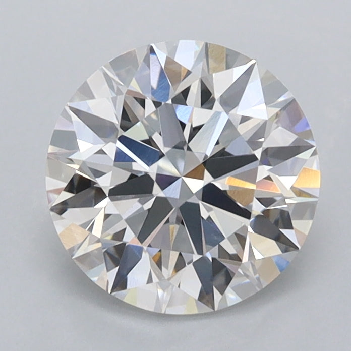 1.53 Carat Round Shaped, Ideal Cut, D Color, VVS2 Clarity, IGI Certified Lab Grown Diamond