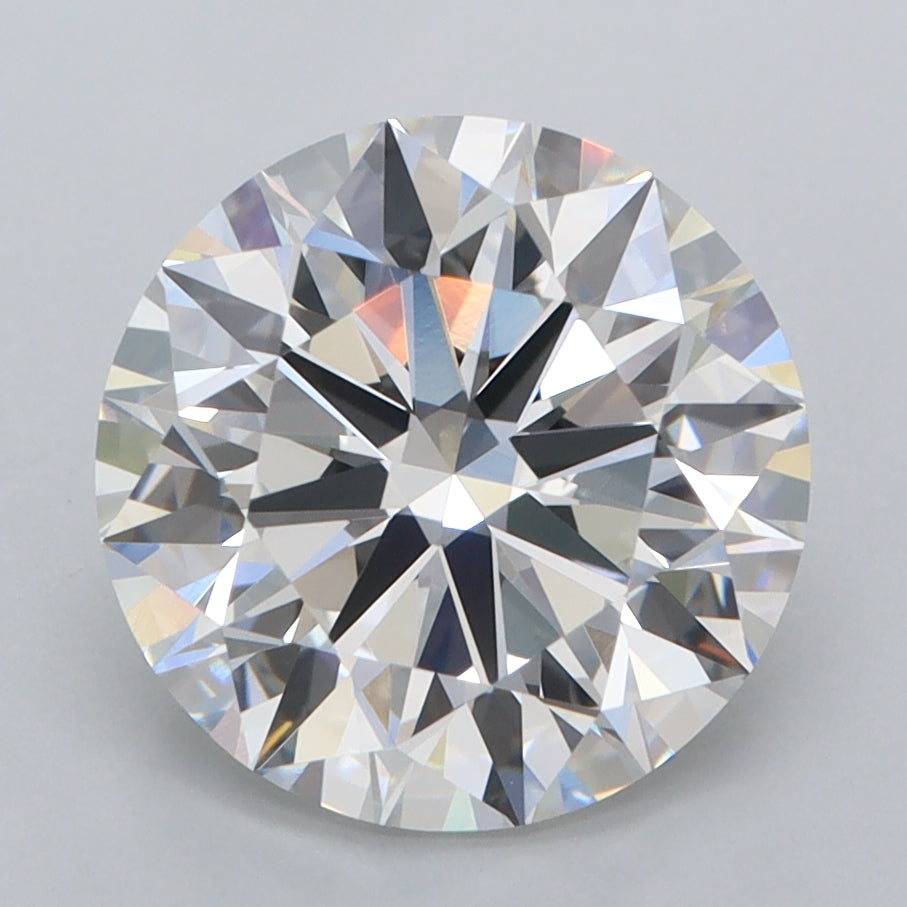 3.52 Carat Round Shaped, Ideal Cut, E Color, VVS2 Clarity, IGI Certified Lab Grown Diamond