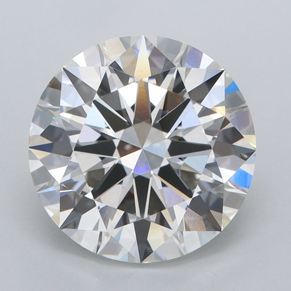 3.51 Carat Round Shaped, Excellent Cut, F Color, VVS2 Clarity, IGI Certified Lab Grown Diamond