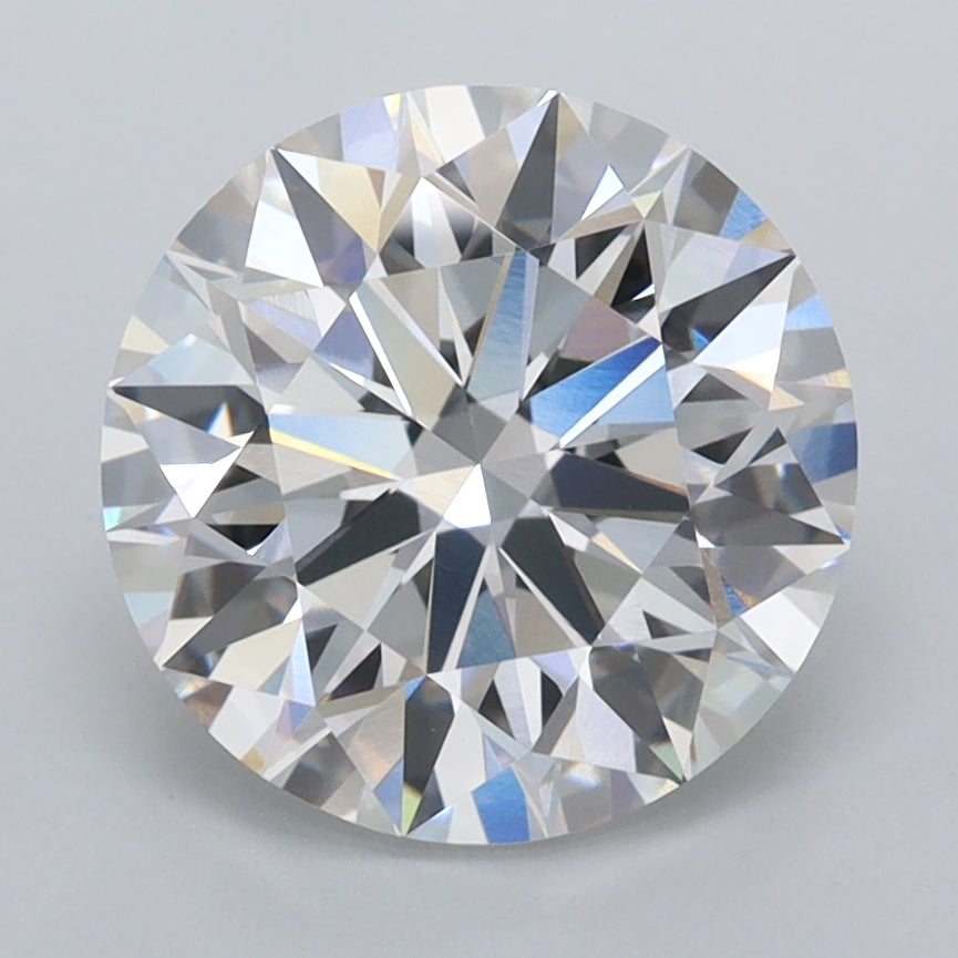3.05 Carat Round Shaped, Ideal Cut, E Color, VVS2 Clarity, IGI Certified Lab Grown Diamond