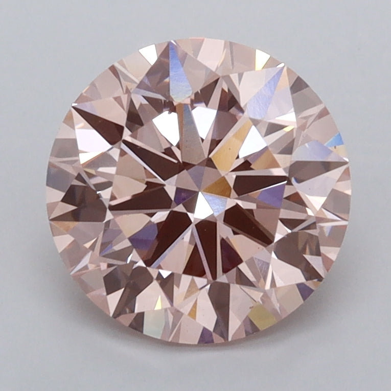 2.01 Carat Round Shaped, Ideal Cut, VVS2 Clarity, IGI Certified Lab Grown Diamond