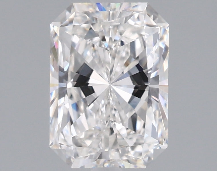 1.54 Carat Radiant Shaped, Excellent Cut, E Color, VVS1 Clarity, IGI Certified Lab Grown Diamond