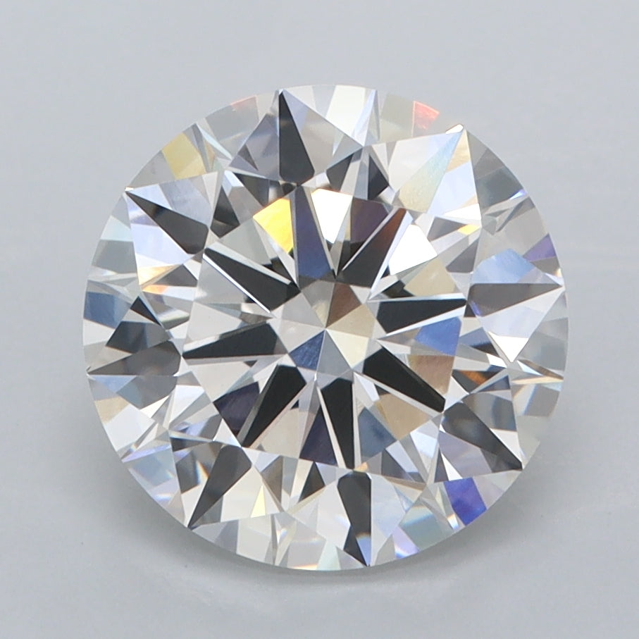 3.02 Carat Round Shaped, Ideal Cut, E Color, VVS2 Clarity, IGI Certified Lab Grown Diamond