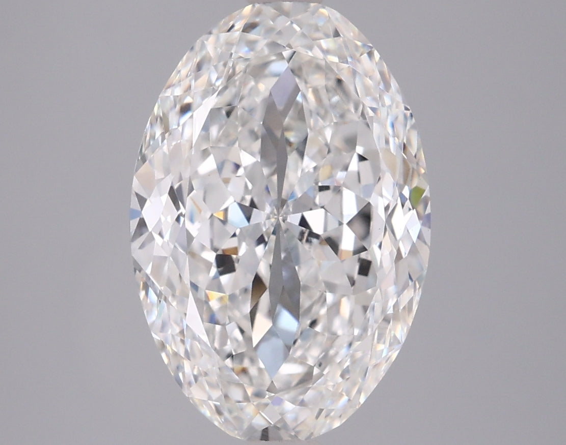 3.39 Carat Oval Shaped, Very Good Cut, F Color, VVS2 Clarity, IGI Certified Lab Grown Diamond