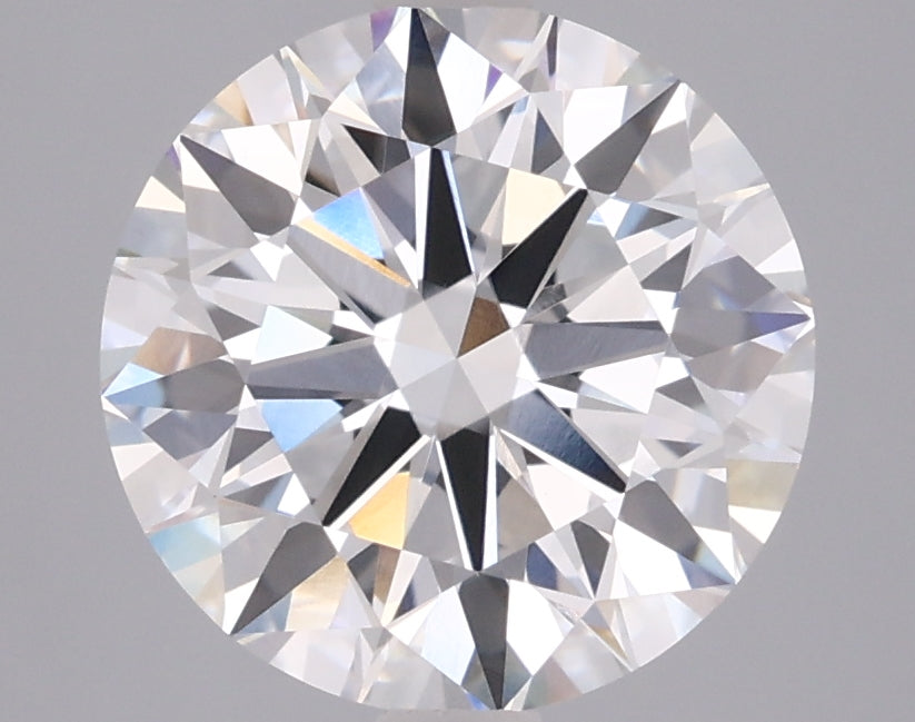 3.00 Carat Round Shaped, Excellent Cut, F Color, VVS2 Clarity, IGI Certified Lab Grown Diamond