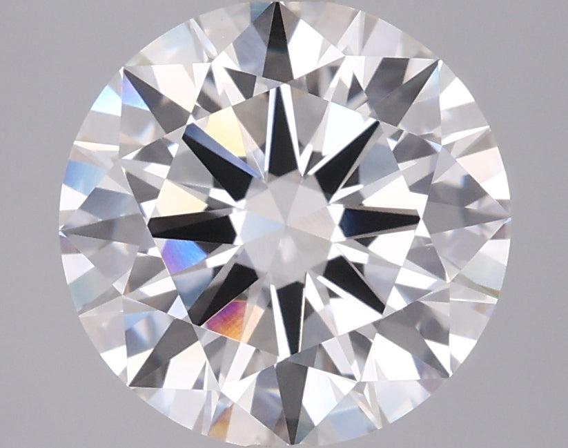 3.02 Carat Round Shaped, Excellent Cut, E Color, VVS2 Clarity, IGI Certified Lab Grown Diamond