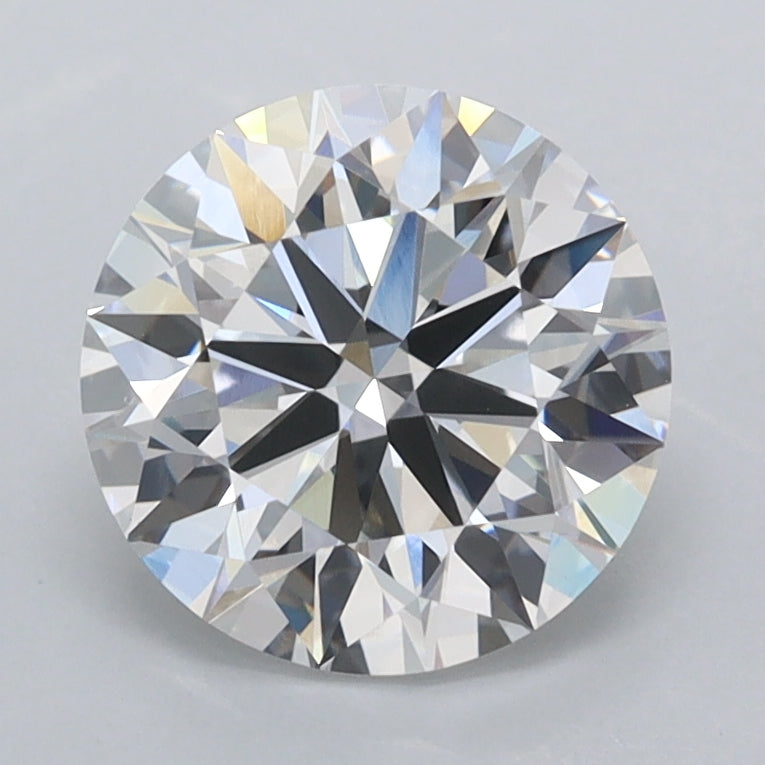 1.95 Carat Round Shaped, Ideal Cut, D Color, VVS2 Clarity, IGI Certified Lab Grown Diamond