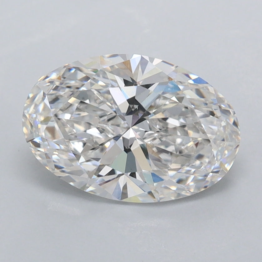 1.52 Carat Oval Shaped, Ideal Cut, E Color, VVS2 Clarity, IGI Certified Lab Grown Diamond