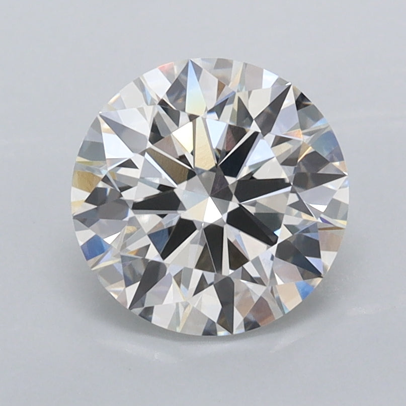 1.51 Carat Round Shaped, Ideal Cut, D Color, VVS2 Clarity, IGI Certified Lab Grown Diamond