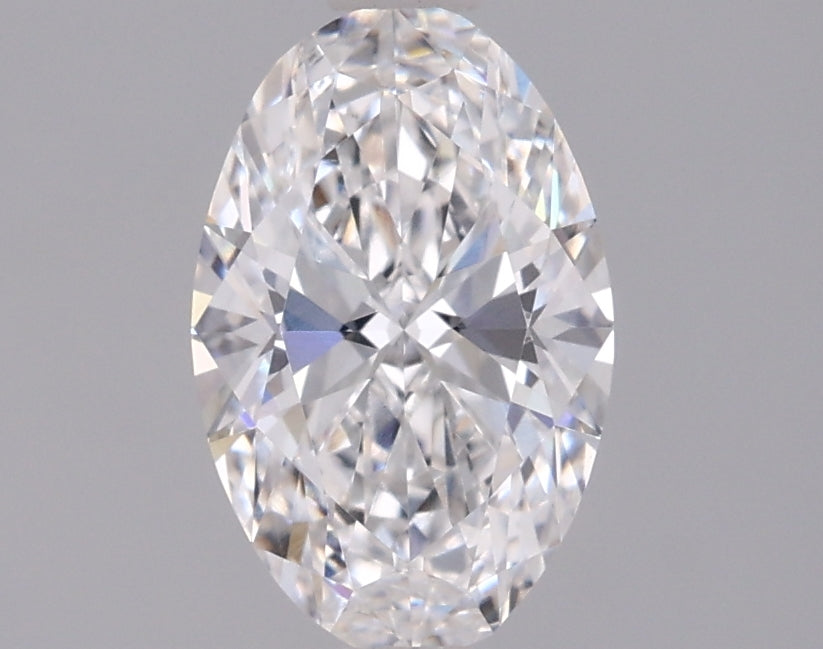 1.06 Carat Oval Shaped, Ideal Cut, D Color, VVS2 Clarity, IGI Certified Lab Grown Diamond