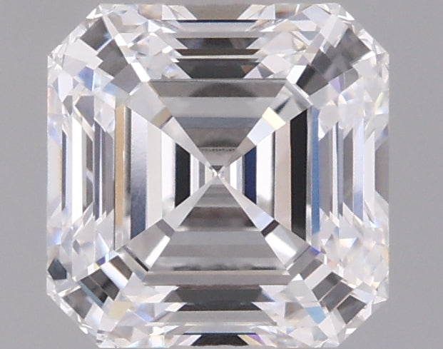 1.50 Carat Asscher Shaped, Ideal Cut, D Color, VVS1 Clarity, IGI Certified Lab Grown Diamond