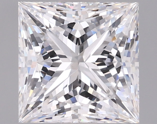 2.01 Carat Princess Shaped, Ideal Cut, D Color, VS1 Clarity, IGI Certified Lab Grown Diamond