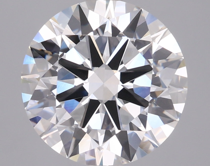 3.01 Carat Round Shaped, Excellent Cut, E Color, VVS2 Clarity, IGI Certified Lab Grown Diamond