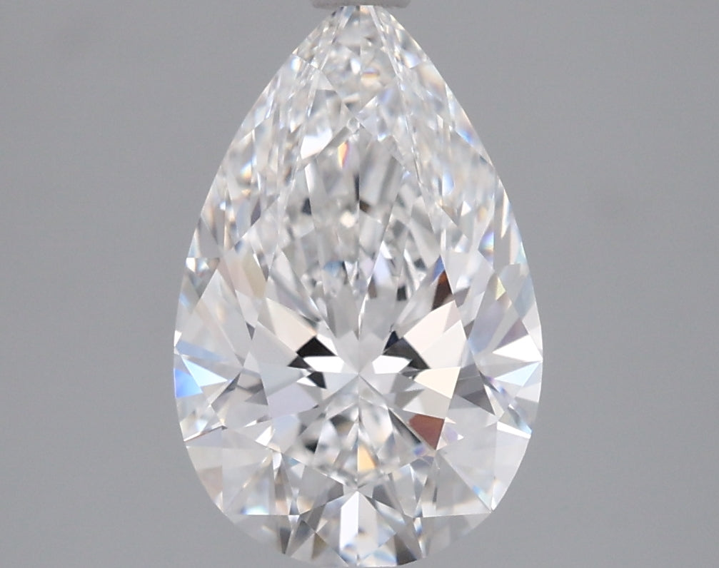 2.02 Carat Pear Shaped, Ideal Cut, D Color, VVS1 Clarity, IGI Certified Lab Grown Diamond