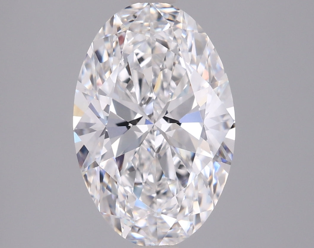 2.53 Carat Oval Shaped, Ideal Cut, D Color, VVS1 Clarity, IGI Certified Lab Grown Diamond