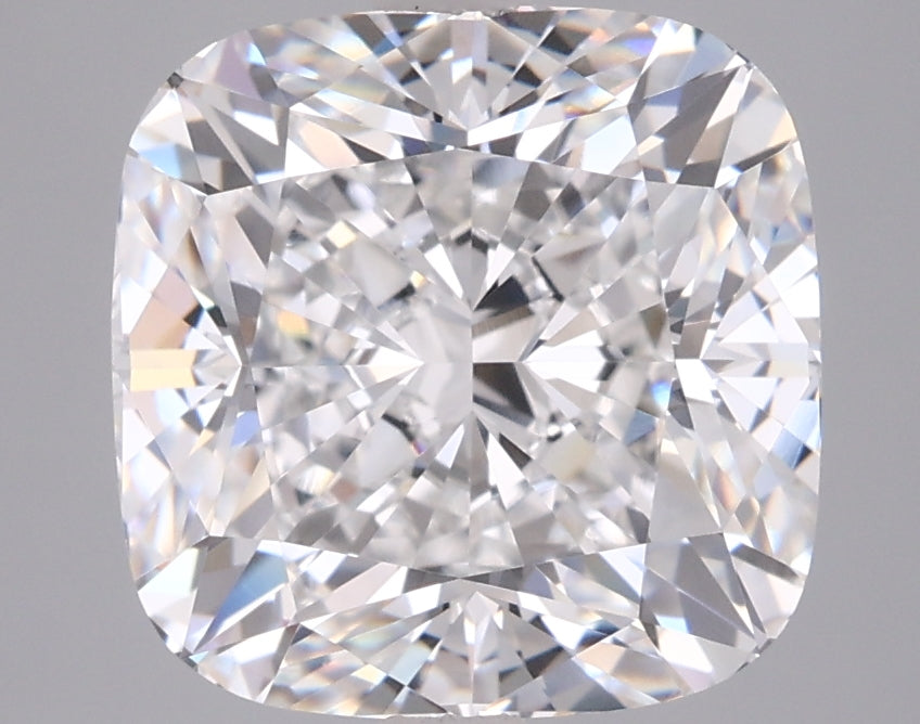 5.02 Carat Cushion Shaped, Ideal Cut, D Color, VVS1 Clarity, IGI Certified Lab Grown Diamond