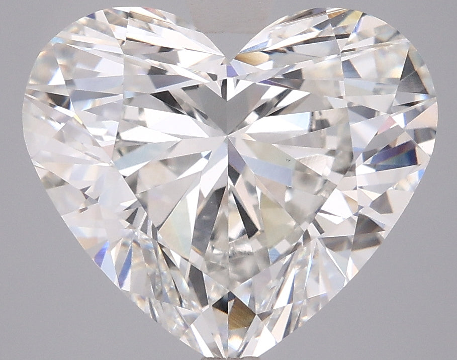 5.02 Carat Heart Shaped, Ideal Cut, G Color, VVS2 Clarity, IGI Certified Lab Grown Diamond