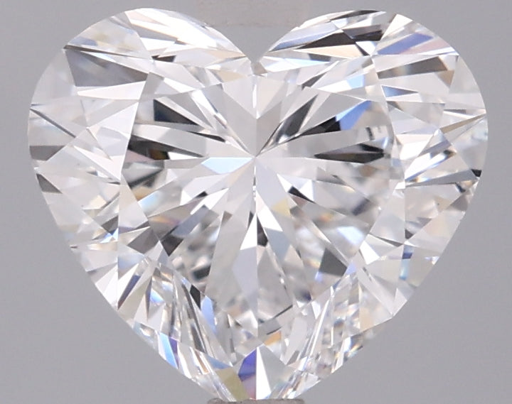 2.02 Carat Heart Shaped, Ideal Cut, D Color, VVS2 Clarity, IGI Certified Lab Grown Diamond