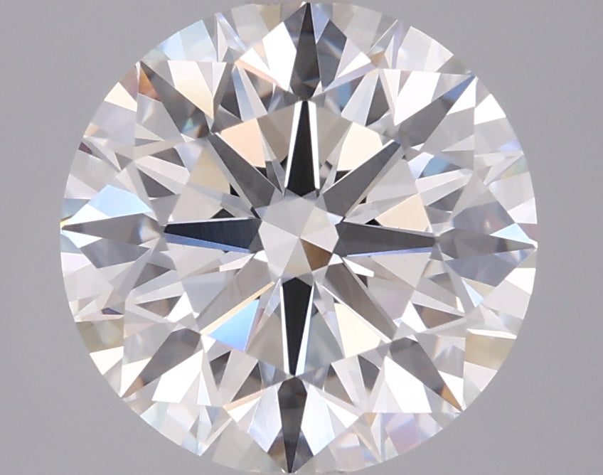 3.07 Carat Round Shaped, Ideal Cut, F Color, VVS1 Clarity, IGI Certified Lab Grown Diamond