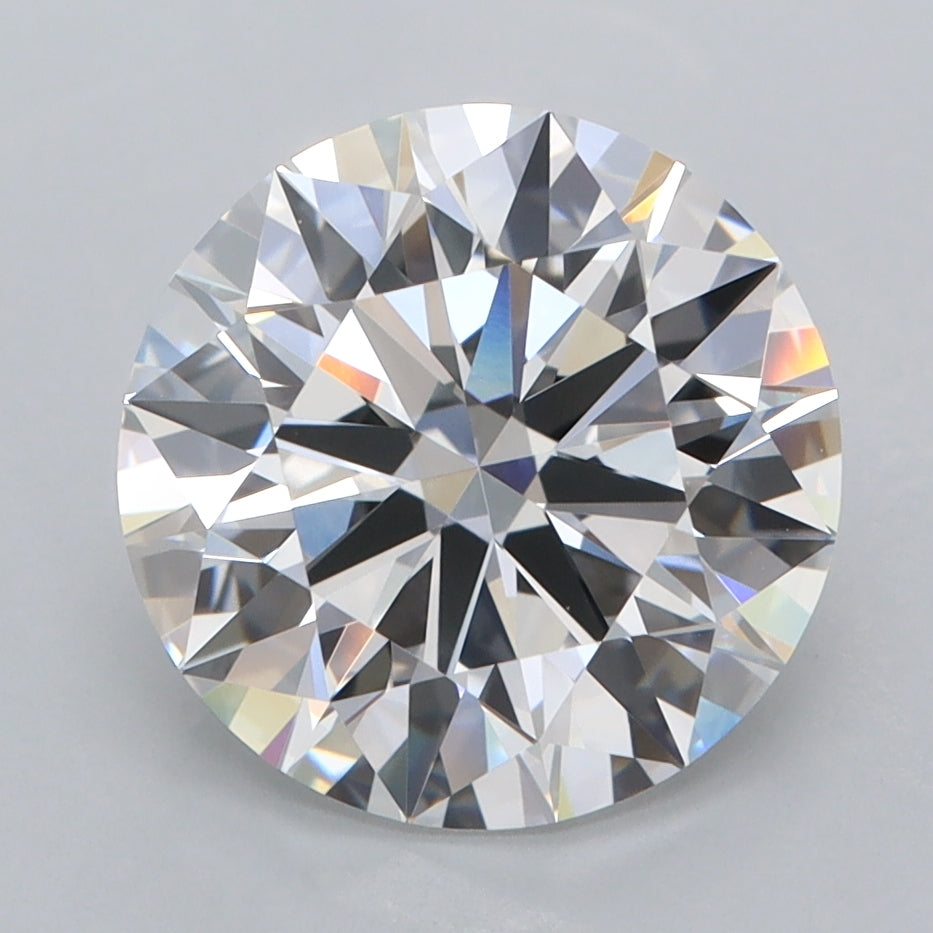 3.52 Carat Round Shaped, Ideal Cut, D Color, VVS1 Clarity, IGI Certified Lab Grown Diamond