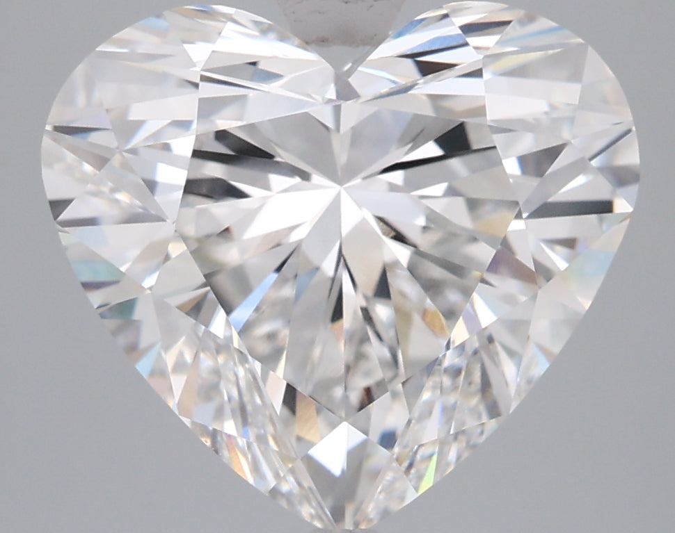 5.05 Carat Heart Shaped, Ideal Cut, E Color, VVS1 Clarity, IGI Certified Lab Grown Diamond