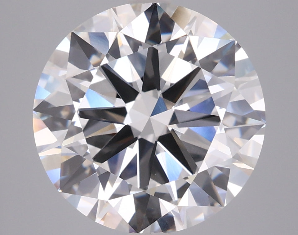 5.01 Carat Round Shaped, Excellent Cut, E Color, VVS1 Clarity, IGI Certified Lab Grown Diamond