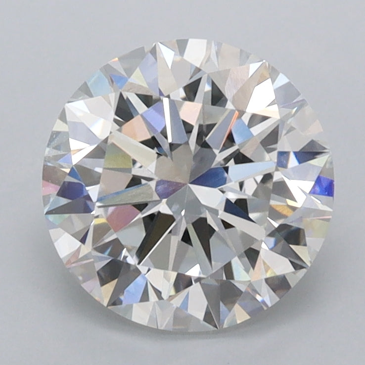 2.00 Carat Round Shaped, Very Good Cut, D Color, VVS1 Clarity, IGI Certified Lab Grown Diamond