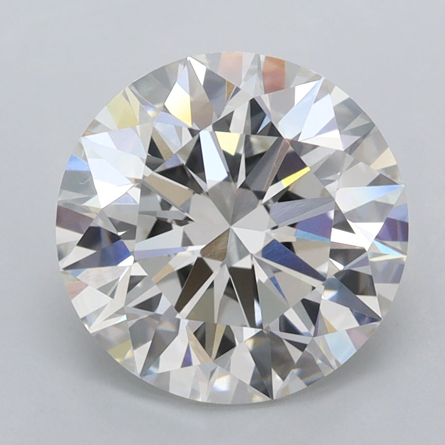 3.01 Carat Round Shaped, Ideal Cut, F Color, VVS1 Clarity, IGI Certified Lab Grown Diamond