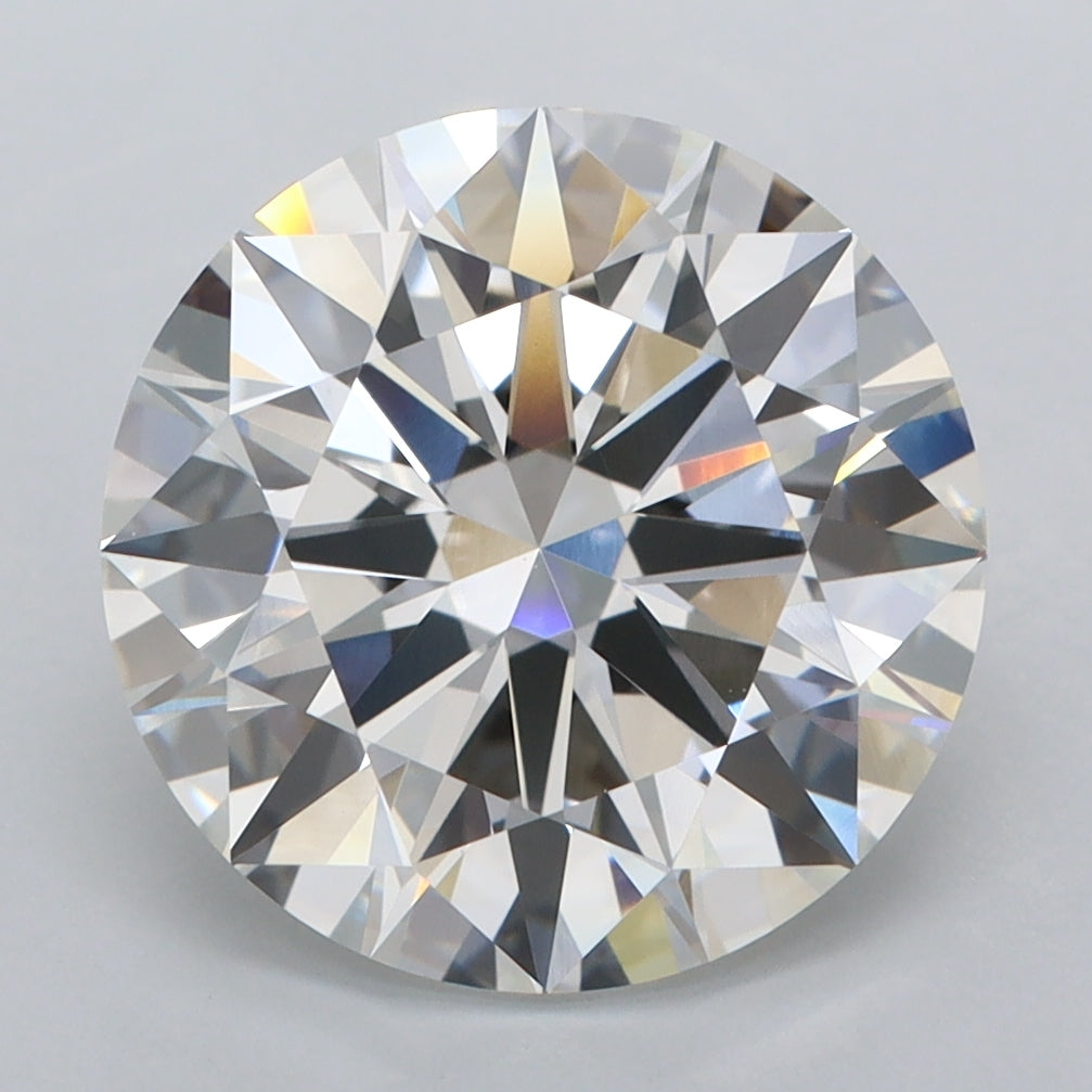 4.87 Carat Round Shaped, Ideal Cut, F Color, VVS2 Clarity, IGI Certified Lab Grown Diamond