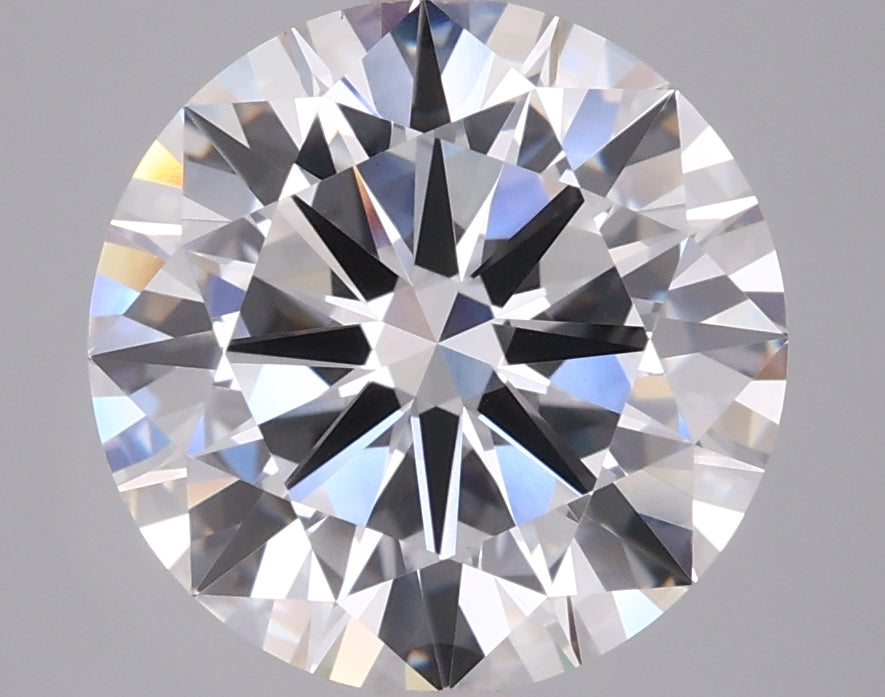 4.01 Carat Round Shaped, Ideal Cut, D Color, VS1 Clarity, IGI Certified Lab Grown Diamond