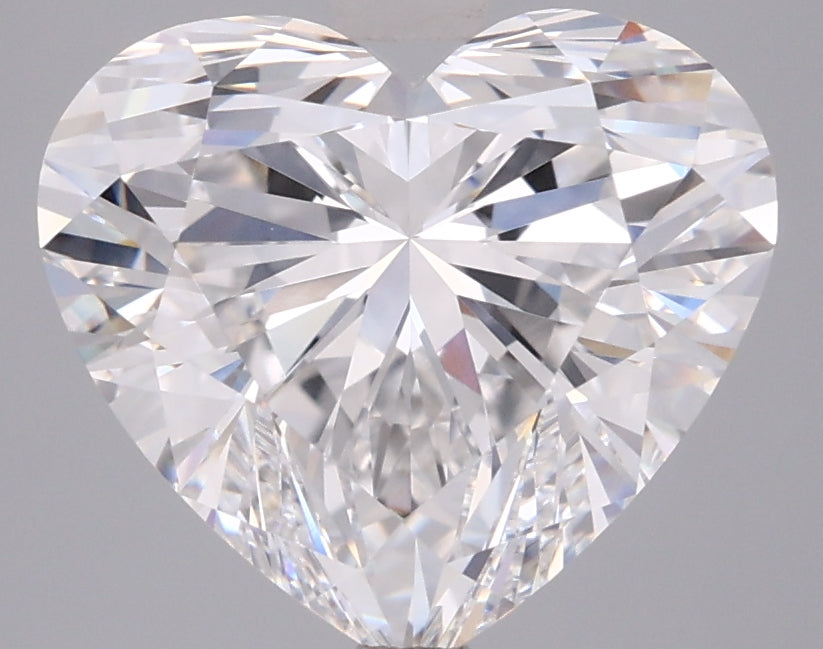 4.05 Carat Heart Shaped, Ideal Cut, D Color, VVS1 Clarity, IGI Certified Lab Grown Diamond
