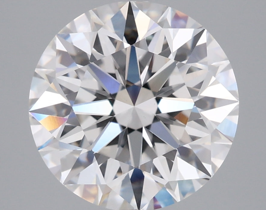 3.52 Carat Round Shaped, Excellent Cut, D Color, VVS2 Clarity, IGI Certified Lab Grown Diamond