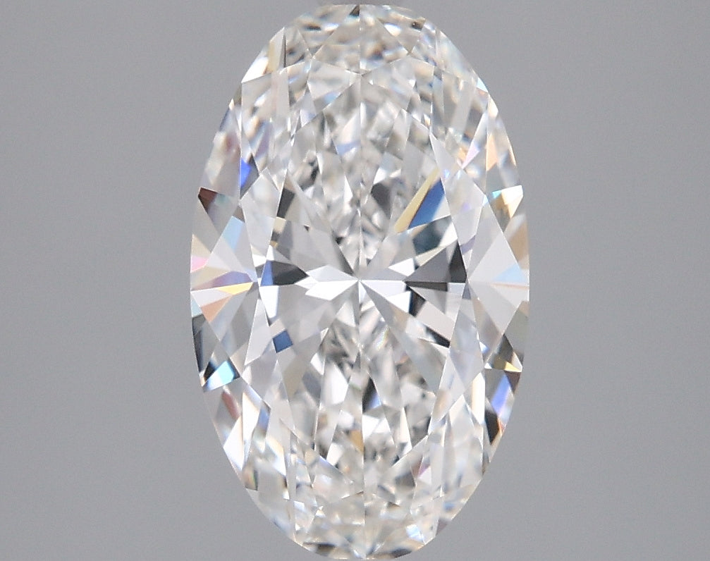 2.53 Carat Oval Shaped, Excellent Cut, E Color, VVS2 Clarity, IGI Certified Lab Grown Diamond
