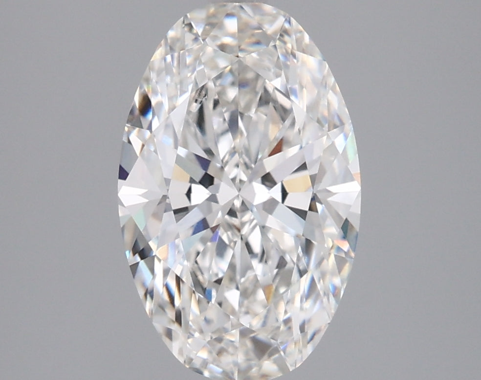 2.54 Carat Oval Shaped, Ideal Cut, E Color, VVS1 Clarity, IGI Certified Lab Grown Diamond