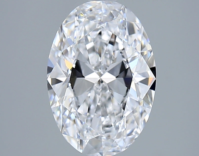1.95 Carat Oval Shaped, Ideal Cut, D Color, VVS1 Clarity, IGI Certified Lab Grown Diamond