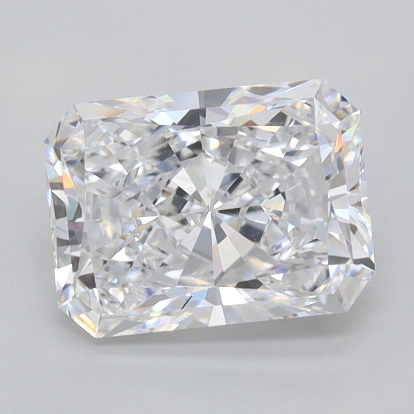 2.07 Carat Radiant Shaped, Ideal Cut, D Color, VVS1 Clarity, IGI Certified Lab Grown Diamond