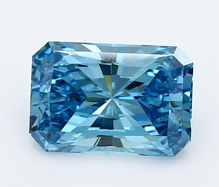 2.03 Carat Radiant Shaped, Ideal Cut, VVS2 Clarity, IGI Certified Lab Grown Diamond