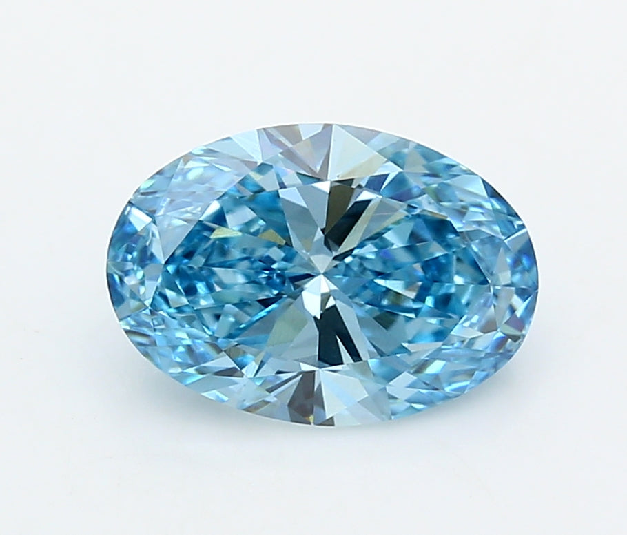 3.00 Carat Oval Shaped, Ideal Cut, VS1 Clarity, IGI Certified Lab Grown Diamond