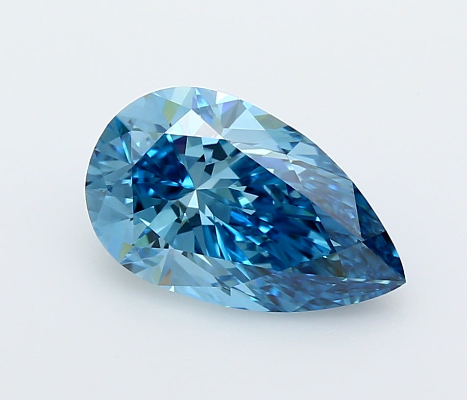 3.02 Carat Pear Shaped, Excellent Cut, VVS2 Clarity, IGI Certified Lab Grown Diamond